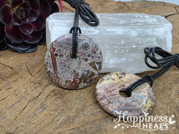Leopard Skin Jasper Donut