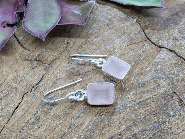 Rose Quartz Earrings