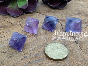 Fluorite Octahedrons – Focus, Balance & Spiritual Clarity 🔷🔺