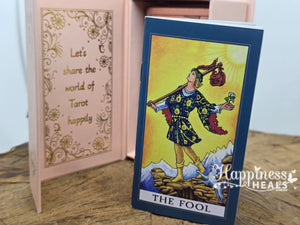 Rose Gold Foil The Rider Tarot  - The Fool