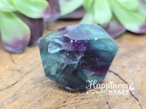 Fluorite Faceted Crystal🌈🔷