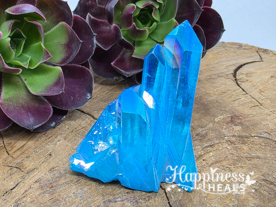 Angel Aura Cluster - Light Blue