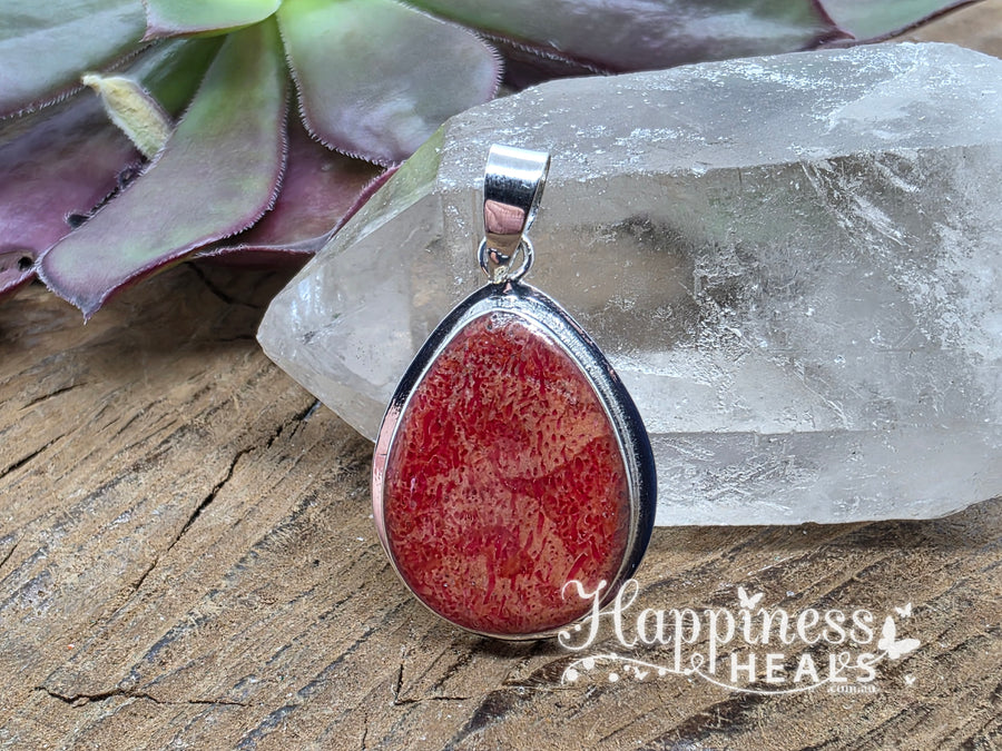 Red Coral Pendant