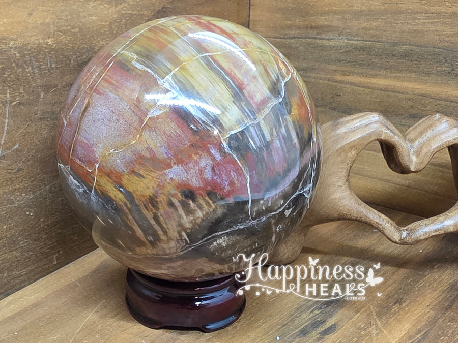 Petrified Wood Sphere