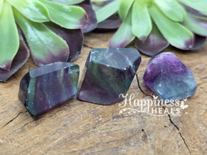Fluorite Faceted Crystal🌈🔷