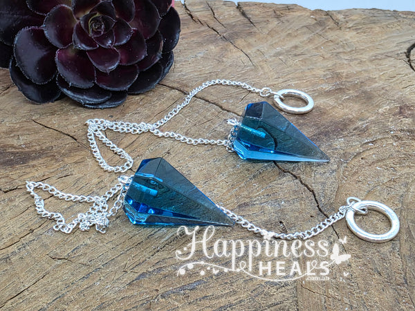 Dark Blue Obsidian - Pendulum 🔮