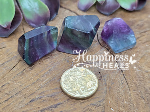 Fluorite Faceted Crystal🌈🔷