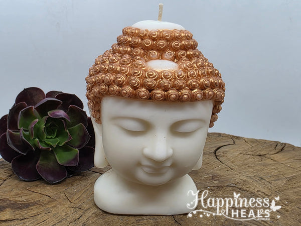 Buddha Bust Candle – Calm, Clarity & Sacred Ambience 🕯️🧘‍♂️