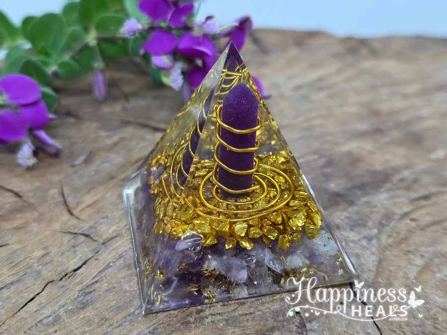 Orgonite Pyramid Amethyst