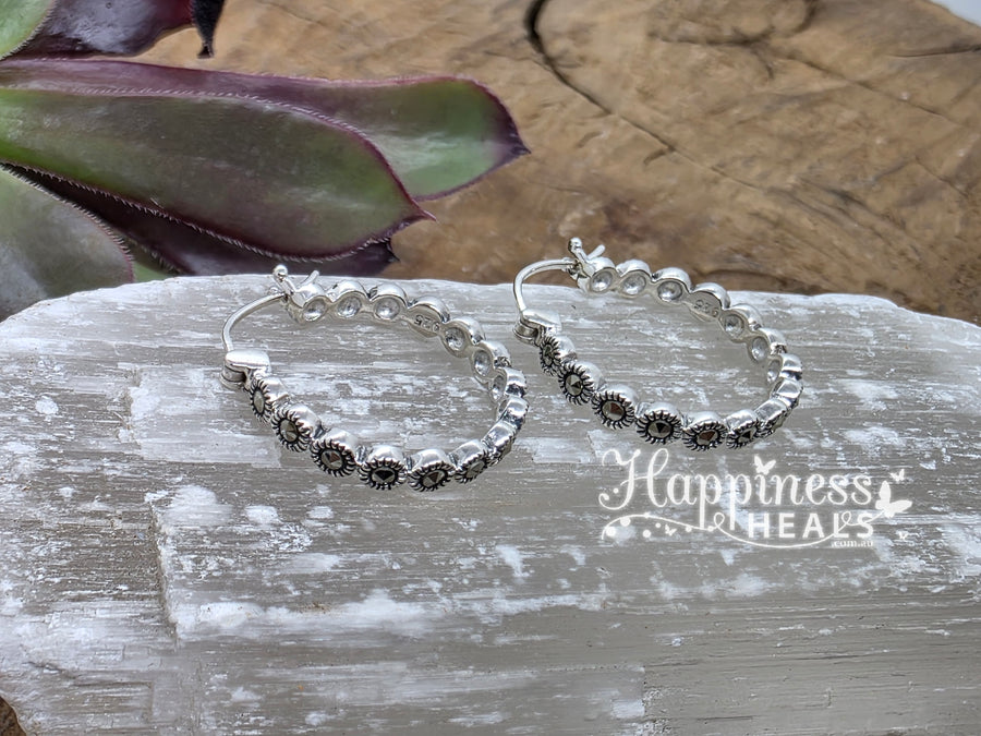 Sterling Silver Hoop Earrings
