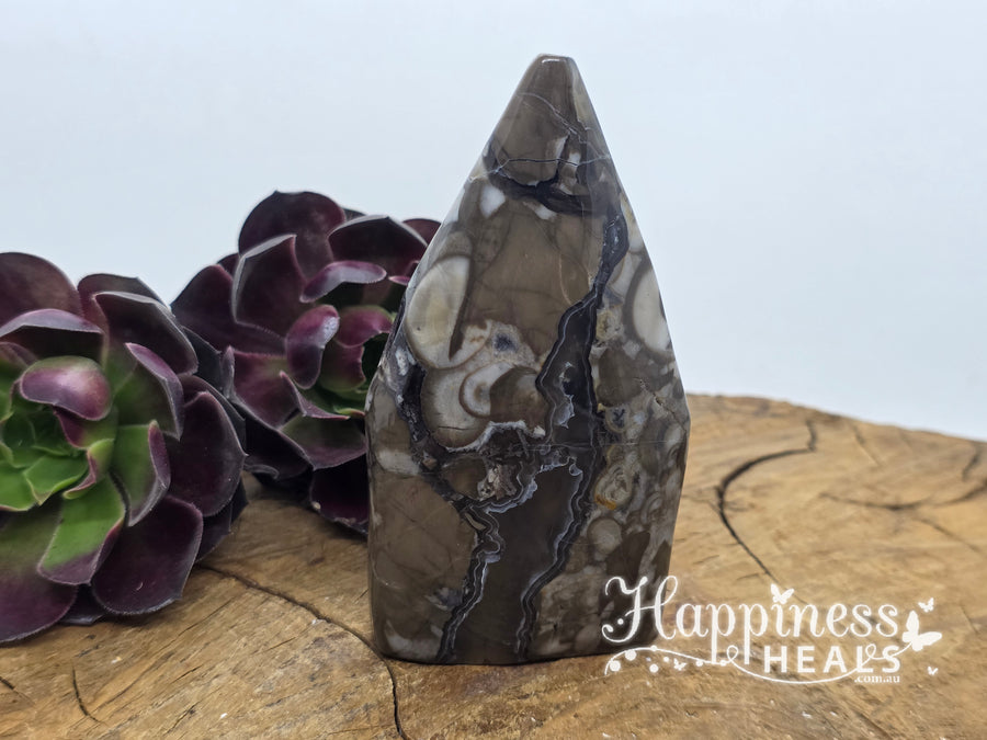 Fluorescent Agate Flame