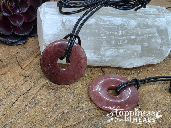 Red Guava Quartz Donut