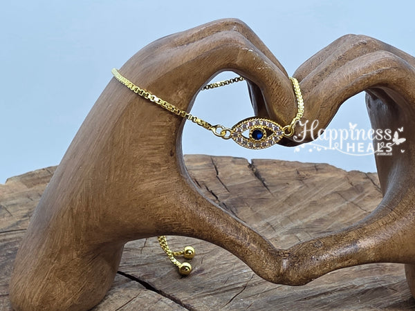 Evil Eye Gold Plated Bracelet