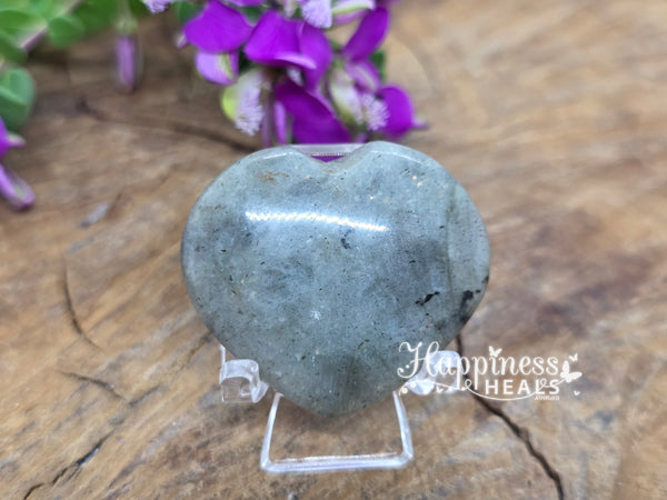 Labradorite Heart