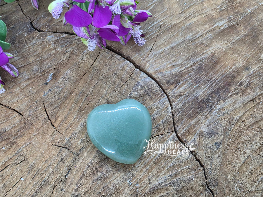 Green Aventurine Heart