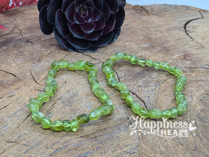 Peridot Nugget Bracelet 💚