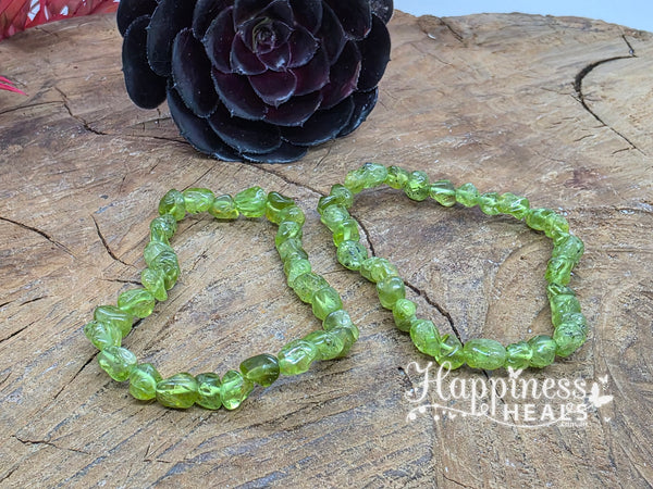 Peridot Nugget Bracelet 💚