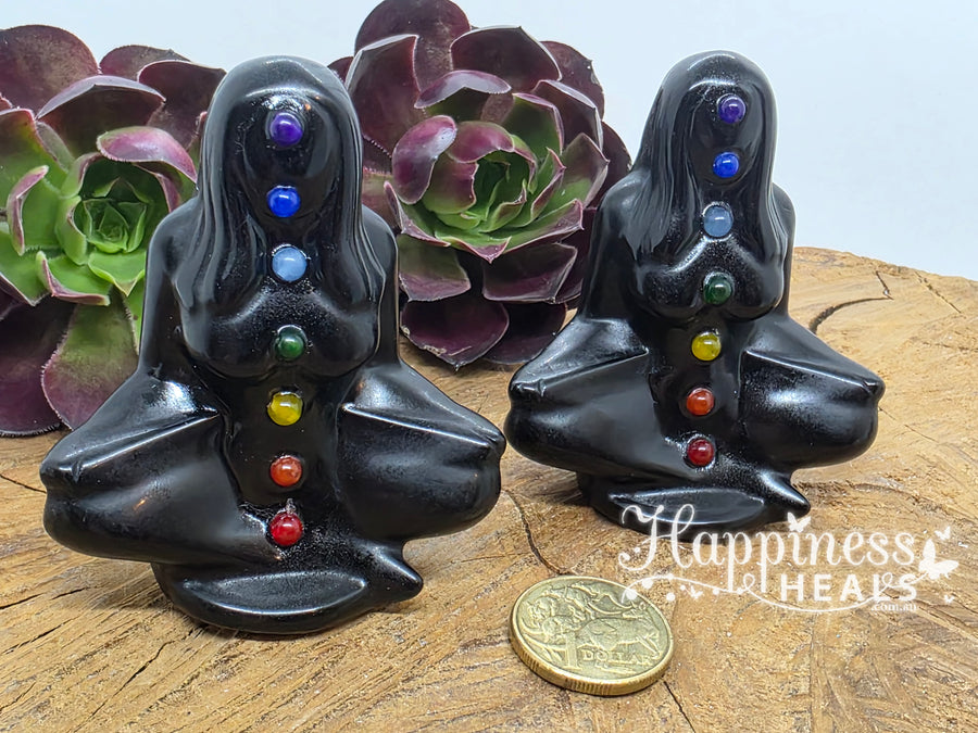 Black Obsidian - Chakra Yoga Lady ⚫️