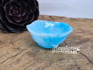 Blue Aragonite Bowl