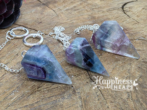 Fluorite Pendulum – Intuition, Focus & Energy Flow 🔮🌈