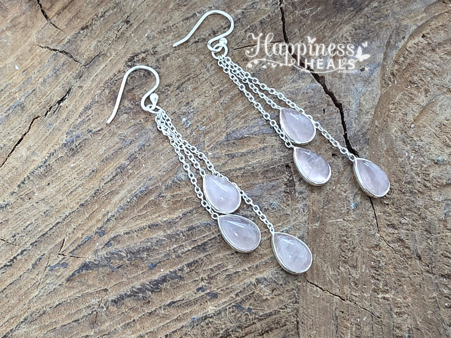 Rose Quartz Earrings