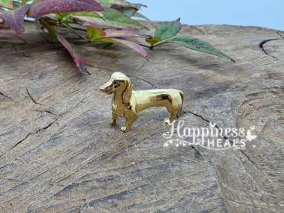 Brass Sauggage Dog