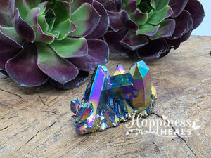 Rainbow Quartz Points