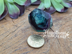 Fluorite Faceted Crystal🌈🔷