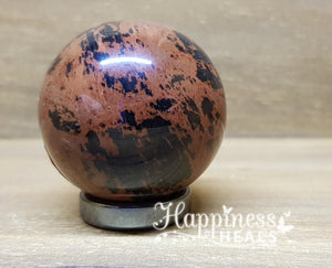Mahogany Obsidian Sphere