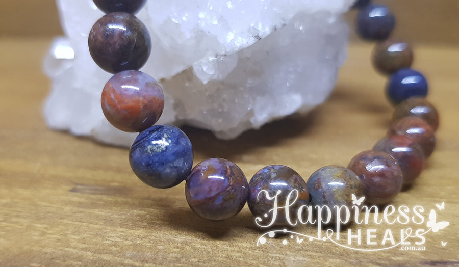 Pieteresite Bracelet - 7mm Ball