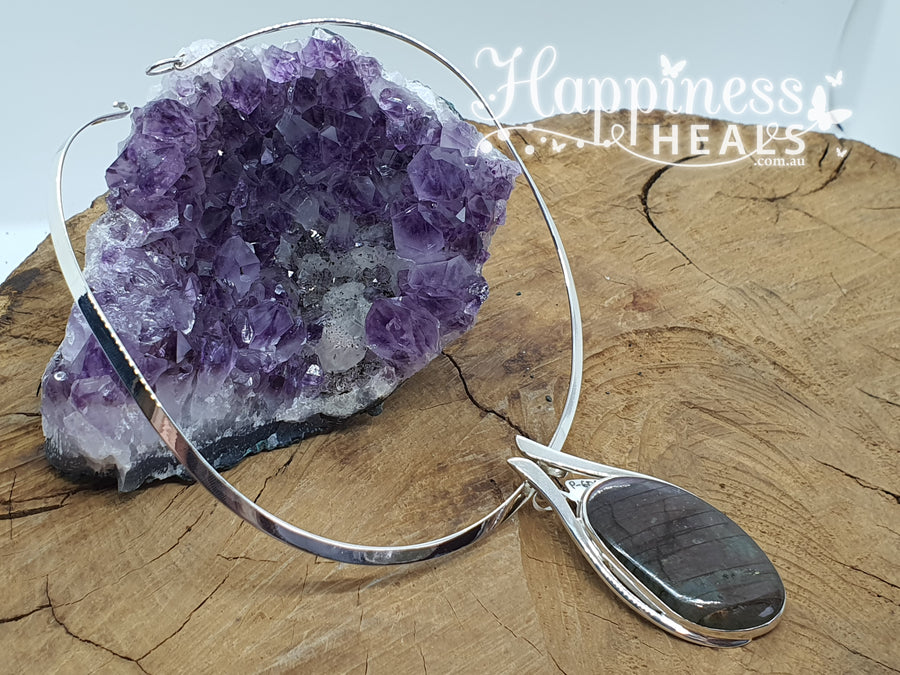Oval Choker Sterling Silver