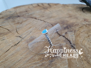 Turquoise Heart Ring