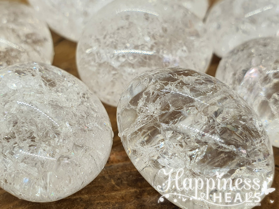 Crackle Quartz - Cracked Clear Quartz