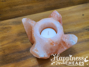 Himalayan Lotus Salt Tea Light Candle Holder