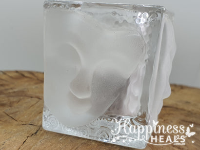 Buddha Glass Tea Light Candle Holder