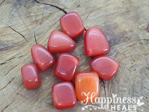 ✨ Cats Eye Tumbled Stones – A Vibrant Touch of Luck & Positivity! ✨