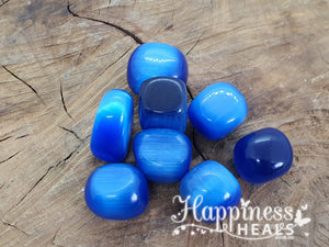 ✨ Cats Eye Tumbled Stones – A Vibrant Touch of Luck & Positivity! ✨