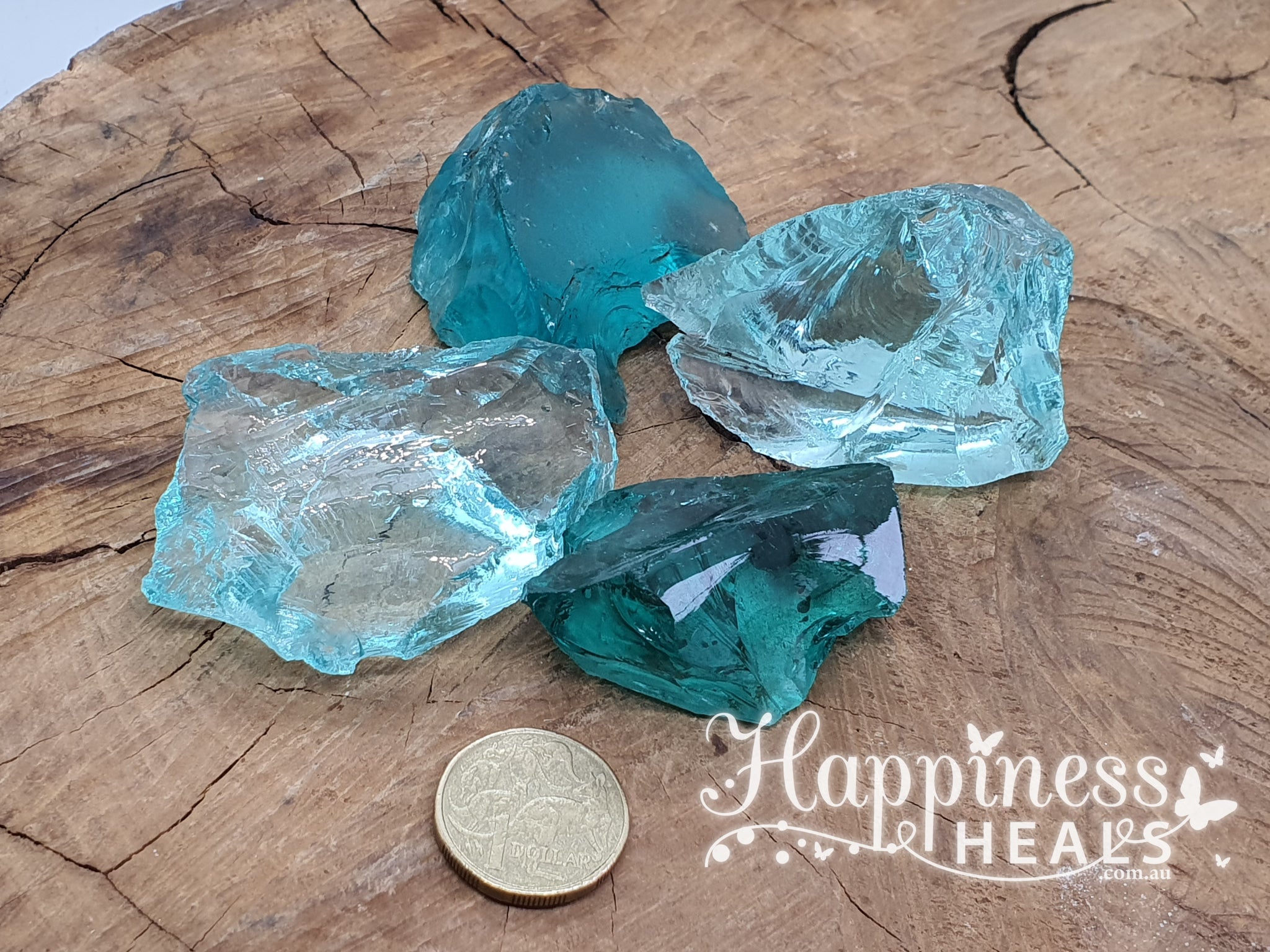 Light Blue Obsidian (Raw) - Happiness Heals