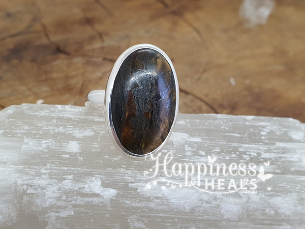 Marramumba Tiger Eye Ring – Size 9 🐅💛