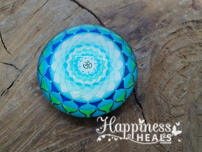 Magnets - Tree Of life & Om & Evil Eye - Om -Blue/Greens