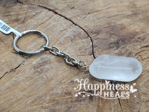 Keyring - Clear Quartz