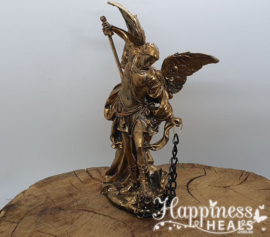 Archangel Michael Bronze - 8" - St. Miguel