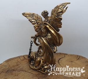 Archangel Michael Bronze - 8" - St. Miguel