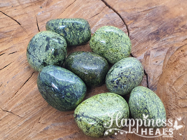 Green Snakeskin Jasper (Tumbled)