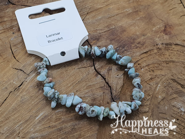 Larimar Chip Bracelet