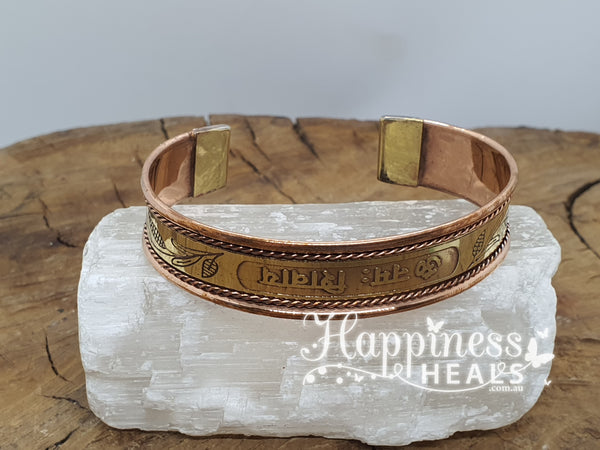 Pulsera Magnética - Oro y Cobre