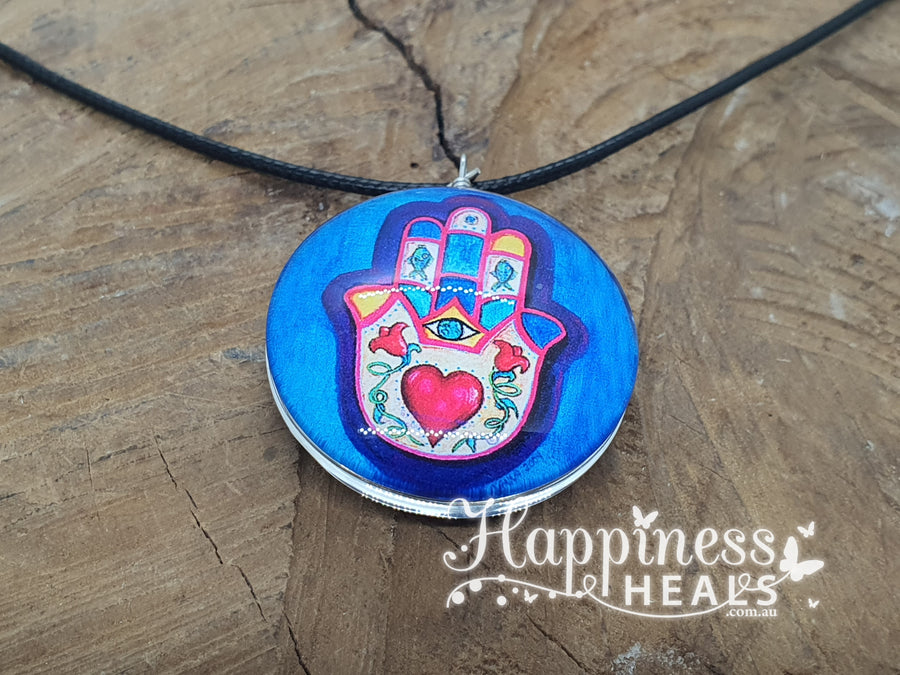 Collar de mano de Hamsa de mal de ojo