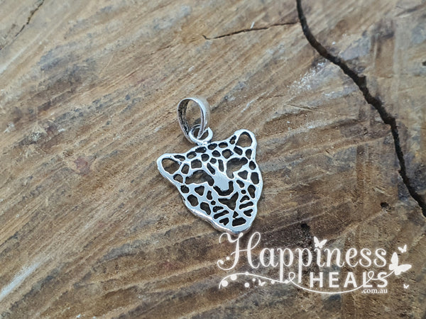 Tiger Head - Sterling Silver - Pendant