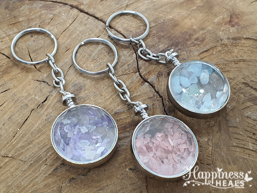 Chip Crystal Keyring