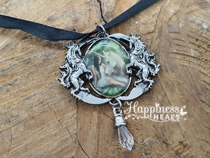 Enchanted Cameos -  Pure Heart Unicorn - By Anne Stokes